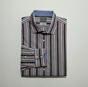 Thomas Dean Men's Dress Shirt XXL